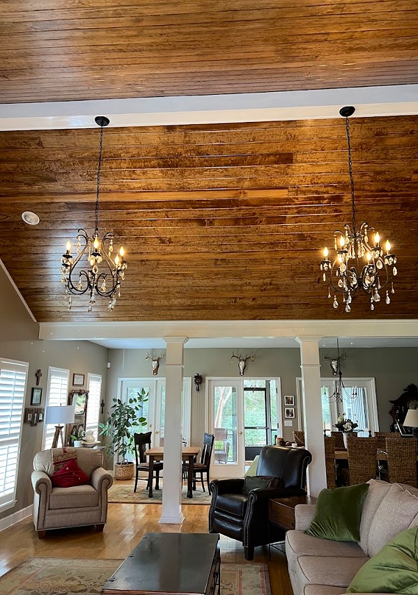 interior ceiling staining and painting in Tallahassee